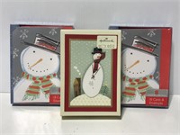 Snowman holiday Christmas cards