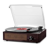 Vinyl Record Player Turntable with Built in