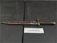WWII Mauser Bayonet With Scabbard