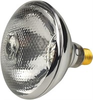 BONGBADA 2 Pack Heat Lamp Clear Infrared Bulbs