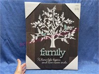 New Kohl's "Family" tree wall plaque ($60)