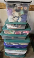9 Totes Full of Beanie Babies