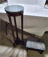 Plant Stand & Foot Stool