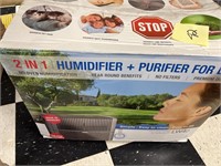 2 IN 1 HUMIDIFIER PURIFIER /NOT TESTED / AS IS