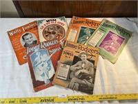 Jimmie Rodgers & Other Vintage Sheet Music