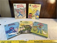 Lot of Vintage Sesame Street Children's Books