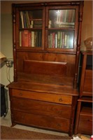 Antique Secretary Desk with Hutch