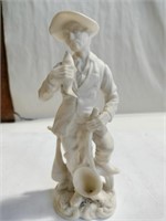 White carved figurine 7 in