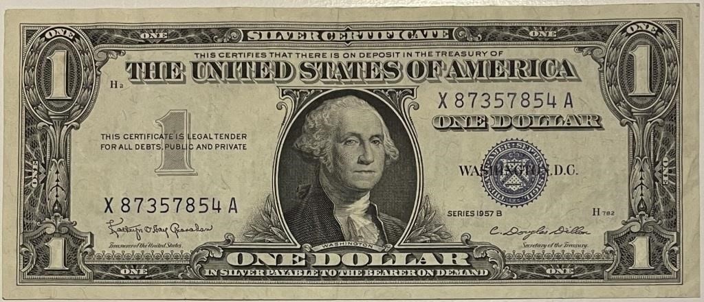 1957B US Silver Certificate