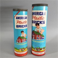 (2) SETS OF AMERICAN PLASTIC BRICKS