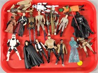 GROUP OF MODERN STAR WARS ACTION FIGURES