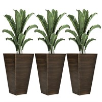 $143  Out sunny 28 in. Tall Outdoor Planters  Set