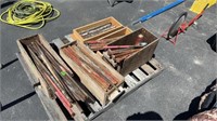 PALLET OF CEMENT FORM STAKES