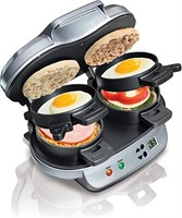 HAMILTON BEACH DUAL BREAKFAST SANDWICH MAKER