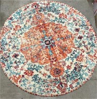 SIZE 46-DIAMETER ROUND AREA RUG