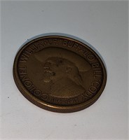 Large Buffalo Bill Cody Commemorative Coin