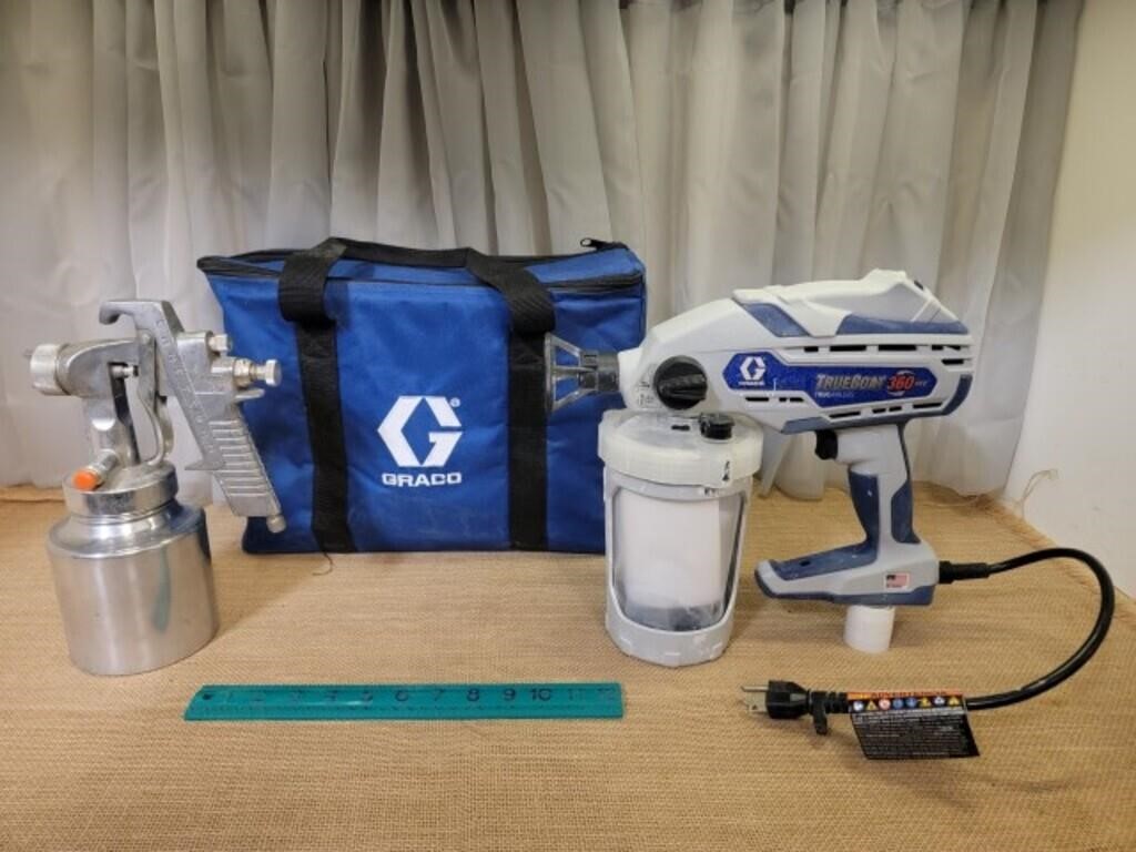 Craftsman and Graco Truecoat Spray Paint Guns