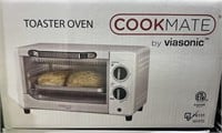 Brand New Cookmate 2 Knob Toaster Oven in White