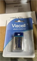 Lot of (2) retail case of viacell alkaline