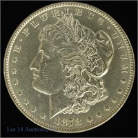 1878 7/8 tf Silver Morgan Dollar (BU P/L)