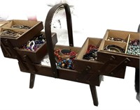 Sewing Box Full Jewelry