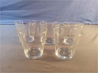 Set of 5 drinking glasses