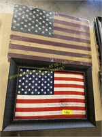 2ct American Flag Wall Decorations