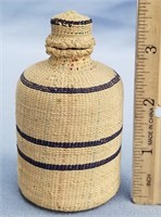 Aleut basket bottle 3.5"         (f 16)