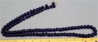 Set of cobalt blue beads        (f 16)