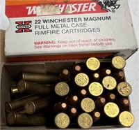 Lot of 32 Rounds Winchester .22 Magnum
