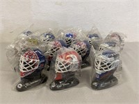12 NHL 5" Helmets