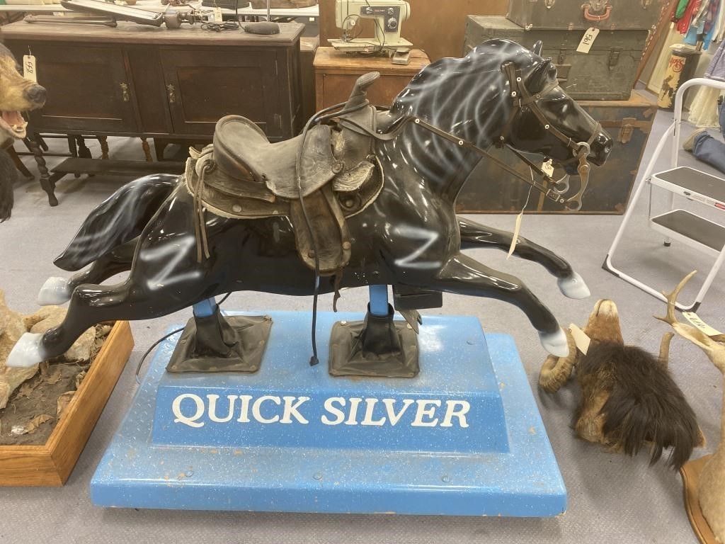 Coin Operated Quick Silver Horse by Coin Star