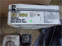 roberts double 6" tape case heat bond