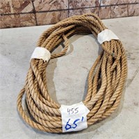 65' of 5/8" Sisal Rope