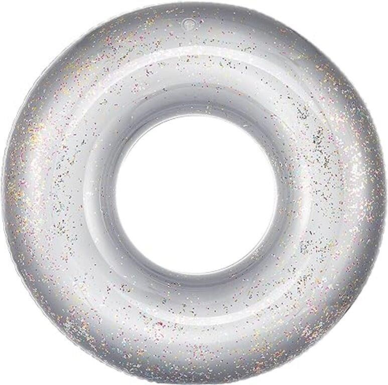 MoKo Swim Rings with Glitter, 90cm Diameter Inflat