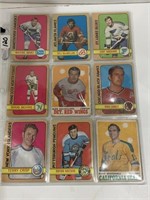 18-1970’s Low grade hockey cards