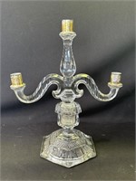 Vintage 3 tier glass candlestick