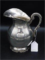 Vigueras Sterling Silver Pitcher. 20th century.