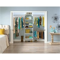 ClosetMaid 120" W Closet System Starter Kit $239