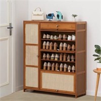 Bay Isle Bamboo Shoe Storage Cabinet $259
