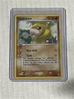 Pokemon Reverse Holo Stamped Sandshrew Ex Team