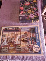 2 Vintage Boxes Of Puzzles