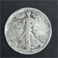 1920 Walking Liberty Silver Half Dollar