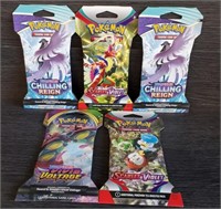 (5) Sealed Pokémon Booster Packs
