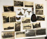 War Badge,Propeller Pins,Postcards etc(see photos)