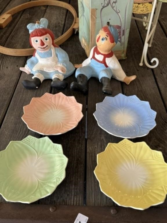 Pastel Plates, Raggedy Ann & Andy