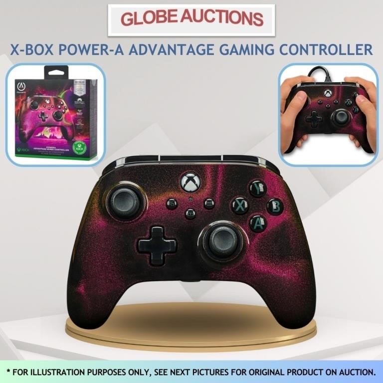 X-BOX POWER-A ADVANTAGE GAMING CONTROLLER