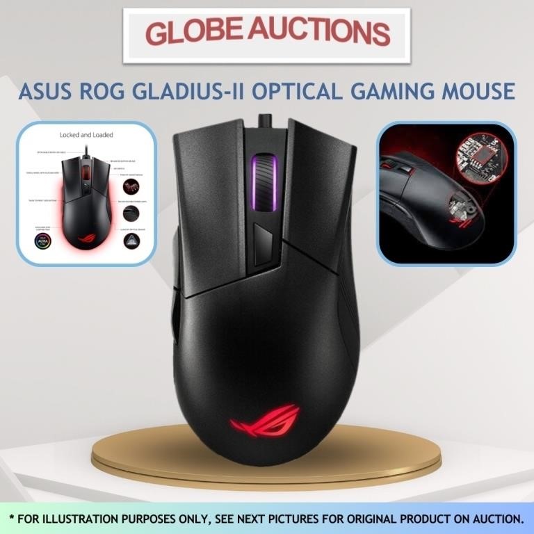 ASUS ROG GLADIUS-II OPTICAL GAMING MOUSE (TESTED)