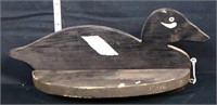 Vintage wood Wildfowler duck silhouette decoy