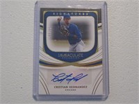 2022 IMMACULATE COLLECTION CRISTIAN HERNANDEZ
